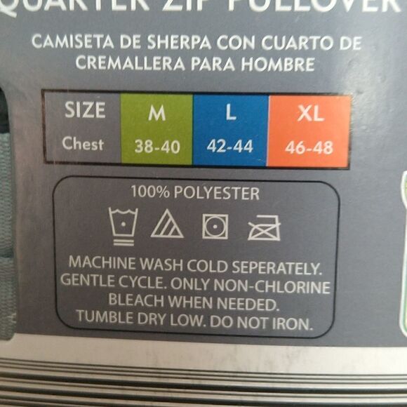 Royal Class Sherpa Quarter Zip Pullover...N.I.P.  SIZE L - Picture 5 of 6